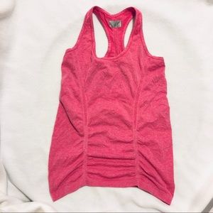 Athleta Fastest Track Racerback Tank Orange Medium